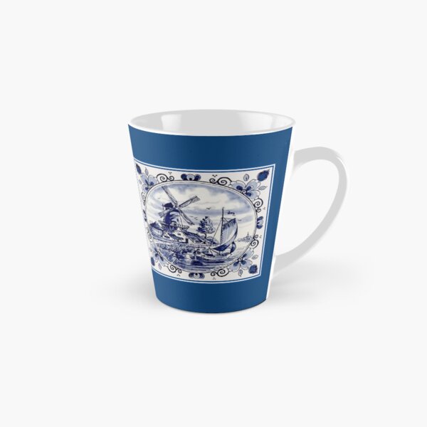 Item preview, DUTCH BLUE DELFT: Vintage Windmill Print designed and sold by posterbobs.
