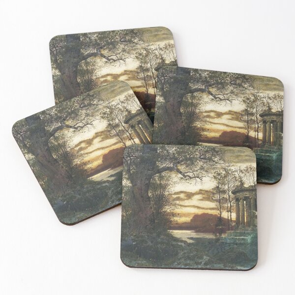 Item preview, Roman Ruin vintage painting designed and sold by Vintage Designs +.
