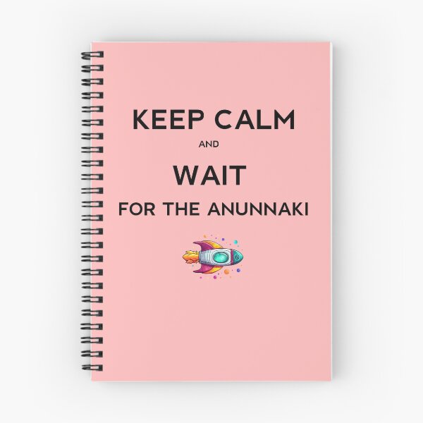 Item preview, Annunaki Kepp Calm And Wait For The Anunnaki Design designed and sold by LoomINKverse.
