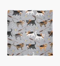 cat potter wizarding world pattern Scarf