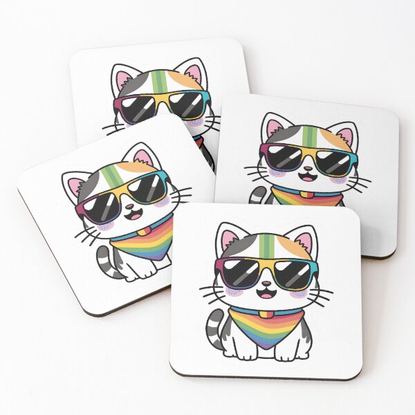Item preview, Pride LGBTQIA Trans Cat Kawaii Style, Pride Month designed and sold by Zibis09.