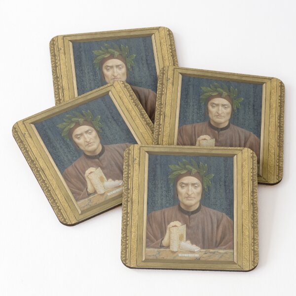 Artikelvorschau, Dante by Henry Holiday vintage painting entworfen und verkauft von Vintage Designs +.