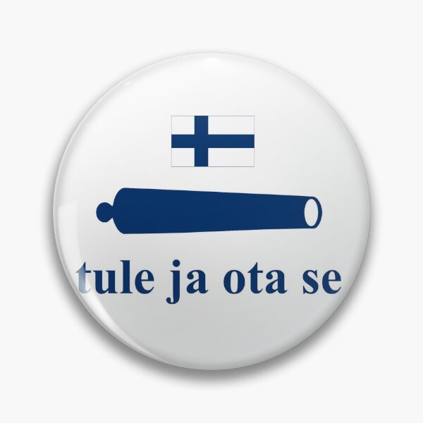 Artikelvorschau, Dunkelblaue finnische Nationalflagge CATI (Suomen kansallinen "tule ja ota se" -lippu) entworfen und verkauft von JonathanR1994.