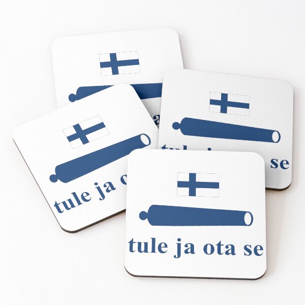 Item preview, Finnish National Dark Blue CATI Flag (Suomen kansallinen "tule ja ota se" -lippu) designed and sold by JonathanR1994.