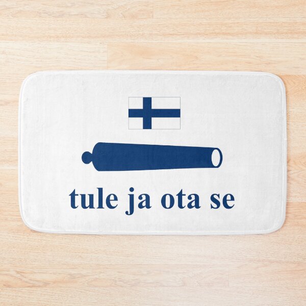 Item preview, Finnish National Dark Blue CATI Flag (Suomen kansallinen "tule ja ota se" -lippu) designed and sold by JonathanR1994.