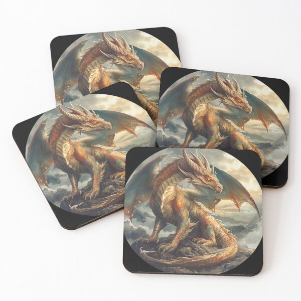 Item preview, Fantasy Medieval Dragon | Classic Illustration | 90s Dragon designed and sold by FantasySoul.