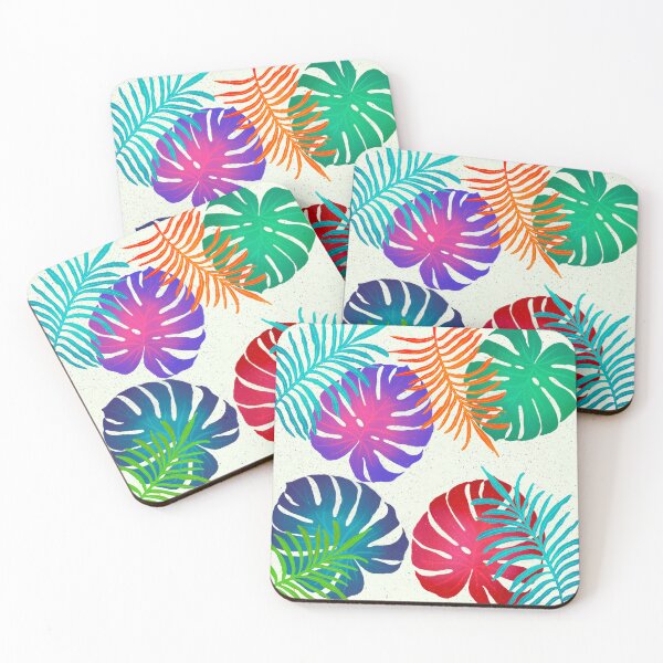Item preview, Colorful Monstera leaves Design designed and sold by BeUniqueByRomy.