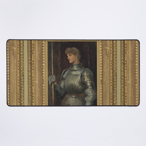 Item preview, Joan of Arc - Watts - Vintage classical painting designed and sold by Vintage Designs +.