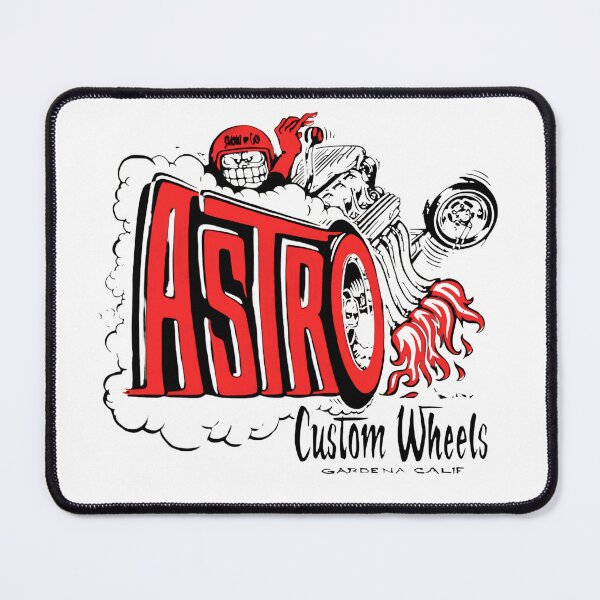 Item preview, Astro Custom Wheels vintage Drag racing designed and sold by retropetrol.
