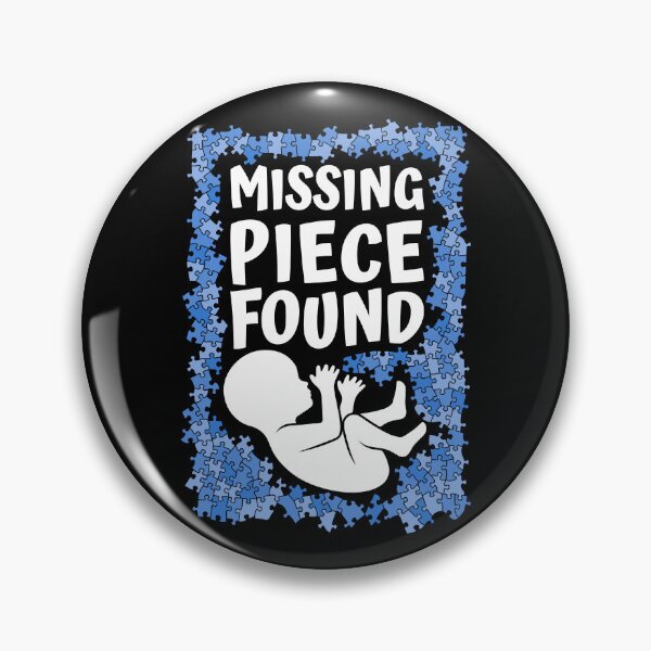 Item preview, Expecting Mom Pregnancy Reveal Missing Piece Found Baby Boy designed and sold by GrandeDuc.