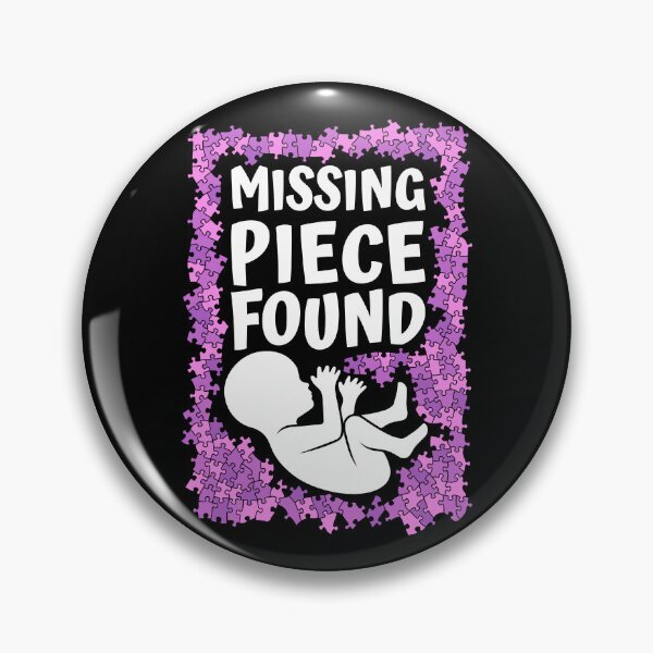 Item preview, Expecting Mom Pregnancy Reveal Missing Piece Found Baby Girl designed and sold by GrandeDuc.