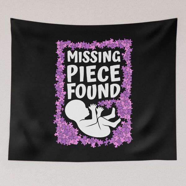 Item preview, Expecting Mom Pregnancy Reveal Missing Piece Found Baby Girl designed and sold by GrandeDuc.