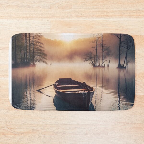 Item preview, River Sunset Vintage Landscape  designed and sold by DeeCeeFashion.