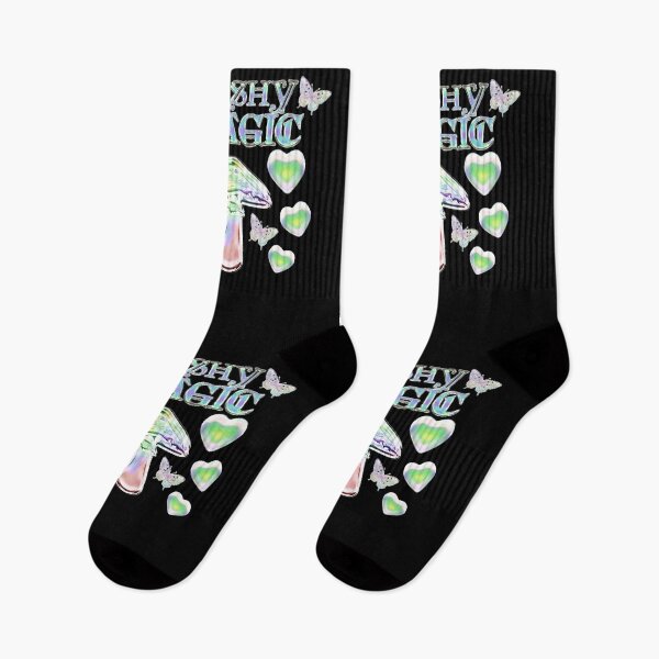 Item preview, MUSHY MAGIC: Holographic Metallic Chrome Y2k Mushroom Graphic designed and sold by Shloo.