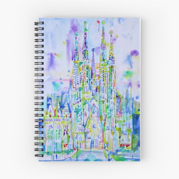 Item preview, SAGRADA FAMILIA - watercolor painting designed and sold by lautir.