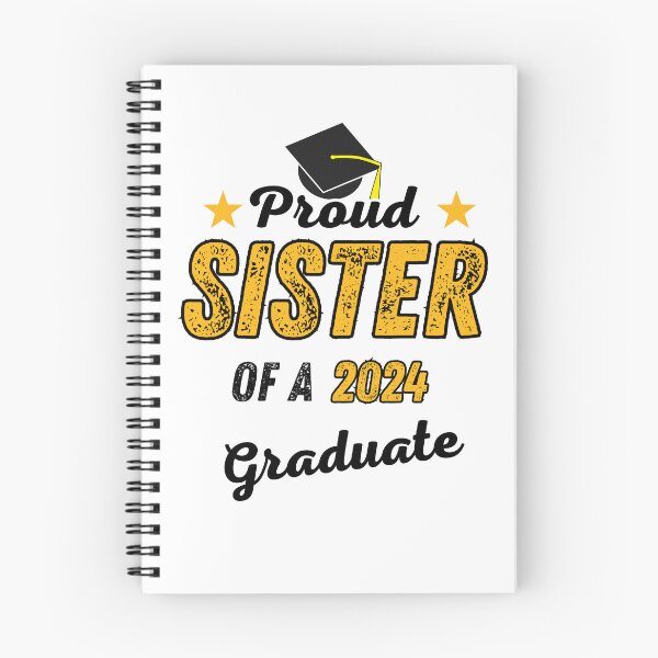 Item preview, Celebrate Your Sis' Success with 'Proud Sister of 2024 Graduate' Design! designed and sold by Moh-nd-Eg.