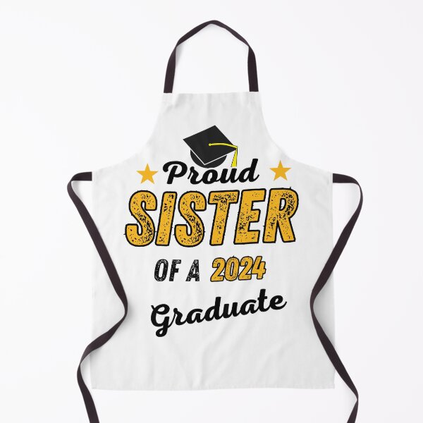Item preview, Celebrate Your Sis' Success with 'Proud Sister of 2024 Graduate' Design! designed and sold by Moh-nd-Eg.