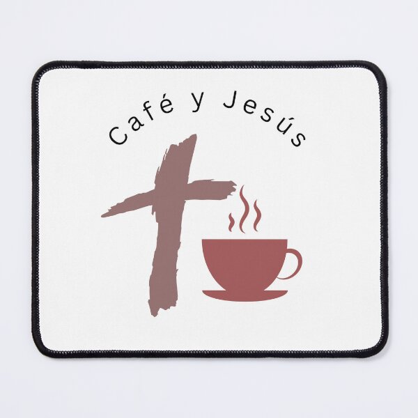Item preview, Cafe y Jesus (Coffee and Jesus, Spanish) designed and sold by aswa1n.