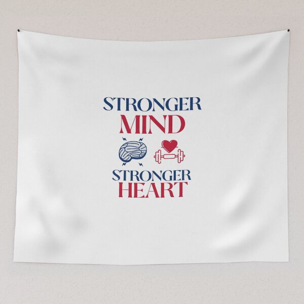 Item preview, Stronger Mind Stronger Heart Design designed and sold by WicklTees.