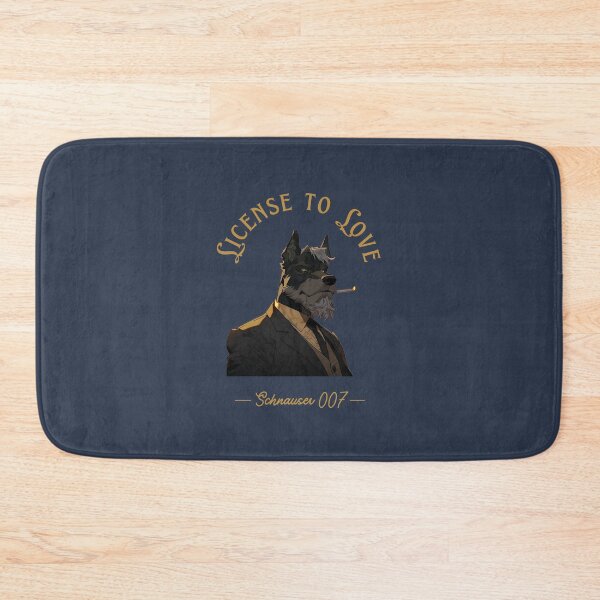 Item preview, Schnauser as a secret agent. License to love designed and sold by Tsifra.