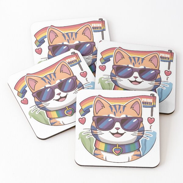Item preview, Pride LGBTQIA Trans Cat Kawaii Style, Pride Month designed and sold by Zibis09.