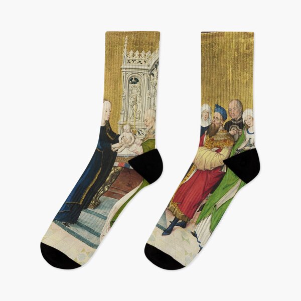 Item preview,  the life of the virgin presentation in the temple - 1460 - 75  designed and sold by Vintage Designs +.