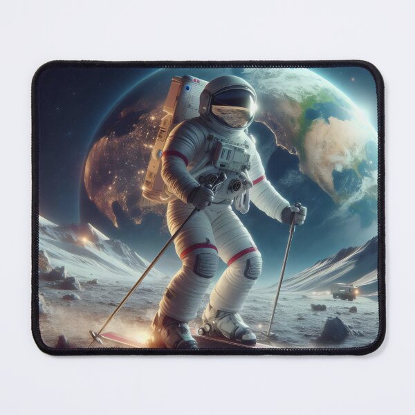Item preview, Snowy space explorations. designed and sold by MyHappyArtShop.