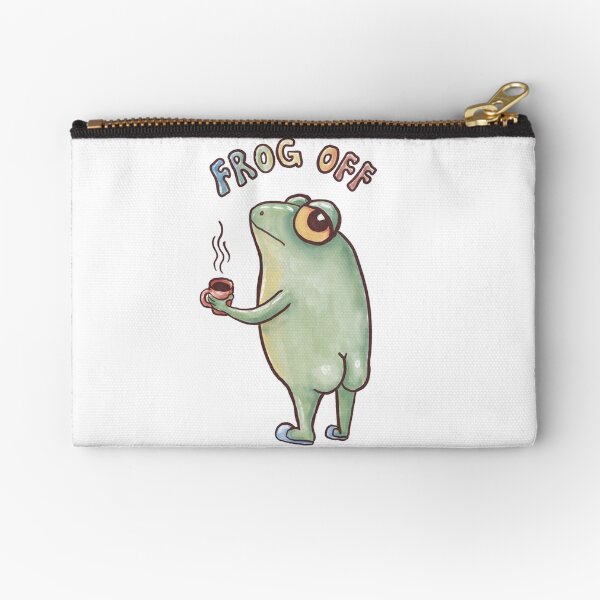 Frog Off Zipper Pouch