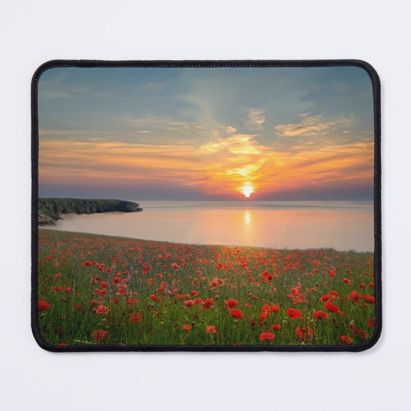 Item preview, Cornwall Poppy Field Sunset designed and sold by Alisonchambers2.