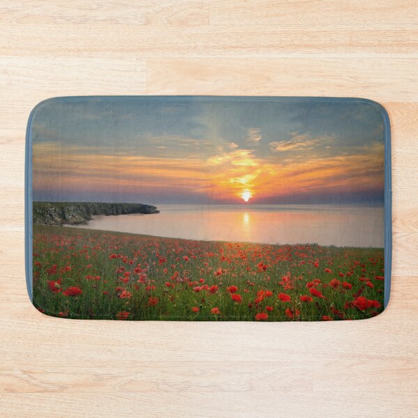 Item preview, Cornwall Poppy Field Sunset designed and sold by Alisonchambers2.