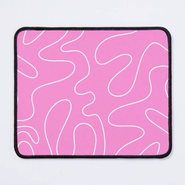 Item preview, Bubblegum Pink Squiggle Abstract Pattern designed and sold by kierkegaard.