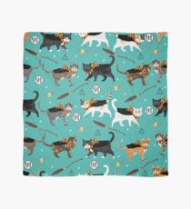 Katzenpotter Zauberer Welt Muster Tuch
