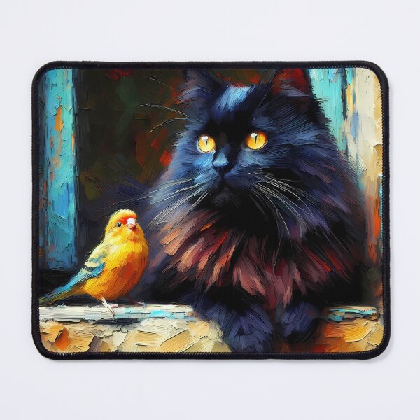 Item preview, Cat and Canary designed and sold by Vibranta Studio.