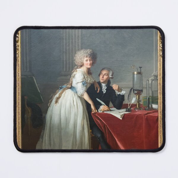 Item preview,  Antoine Laurent Lavoisier sa Femme -1788 -  David designed and sold by Vintage Designs +.
