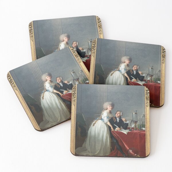 Item preview,  Antoine Laurent Lavoisier sa Femme -1788 -  David designed and sold by Vintage Designs +.