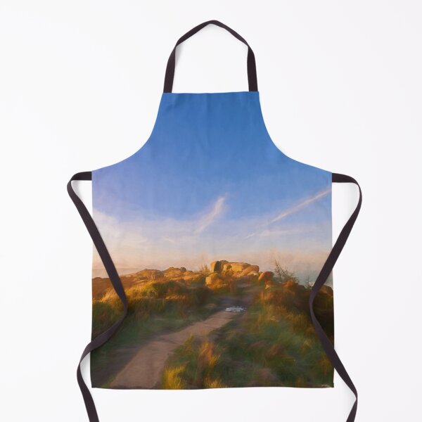 Item preview, Peak District digital painting The Roaches at sunrise. designed and sold by RobThorley.