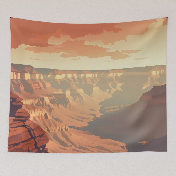 Item preview, Grand Canyon Sunset National Park designed and sold by WanderlustArtsy.
