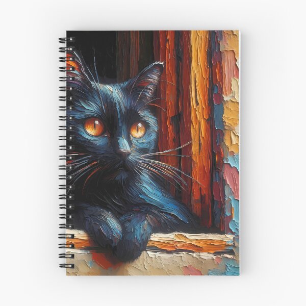 Item preview, Cat on the ledge designed and sold by Vibranta Studio.