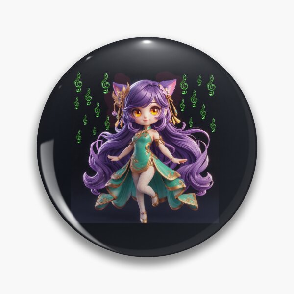 Item preview, Green Chibi Spirit Fox Midori designed and sold by CHIBI_POPZ.