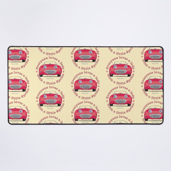 Item preview, Cherry Red Bug-eye/Frog-eye with caption Everyone loves a lady with a little Sprite! designed and sold by Bigs66.