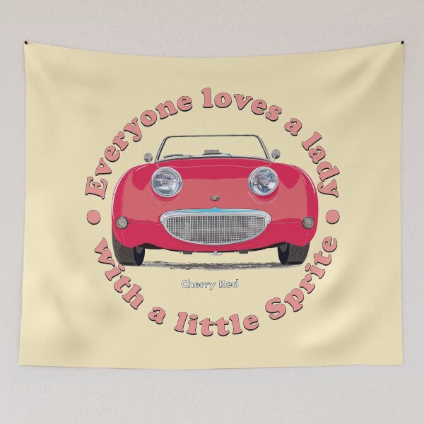 Item preview, Cherry Red Bug-eye/Frog-eye with caption Everyone loves a lady with a little Sprite! designed and sold by Bigs66.