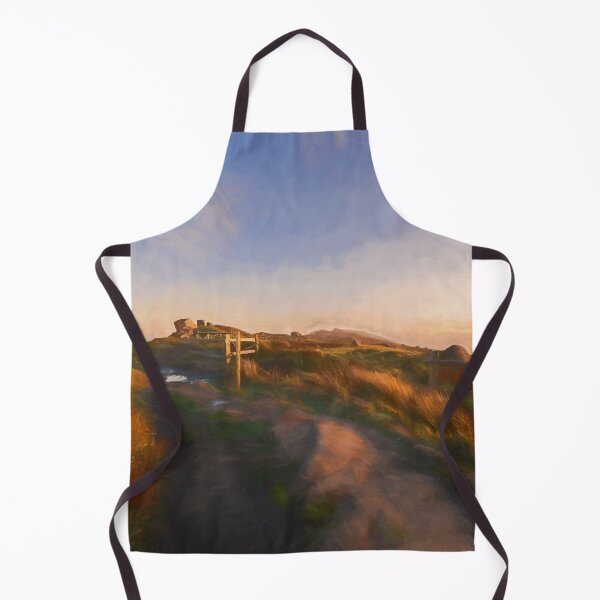 Item preview, Peak District digital painting The Roaches at sunrise. designed and sold by RobThorley.
