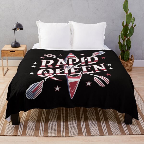 Item preview, Rapid Queen Kayak Adventure - Women’s Outdoor Water Sports Shirt designed and sold by HOMEDESIGNPRINT.