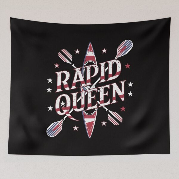 Item preview, Rapid Queen Kayak Adventure - Women’s Outdoor Water Sports Shirt designed and sold by HOMEDESIGNPRINT.