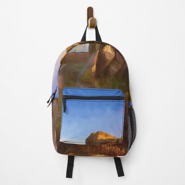 Item preview, Peak District digital painting The Roaches at sunrise. designed and sold by RobThorley.