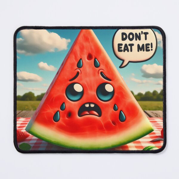 Item preview, Sad watermelon. designed and sold by MyHappyArtShop.