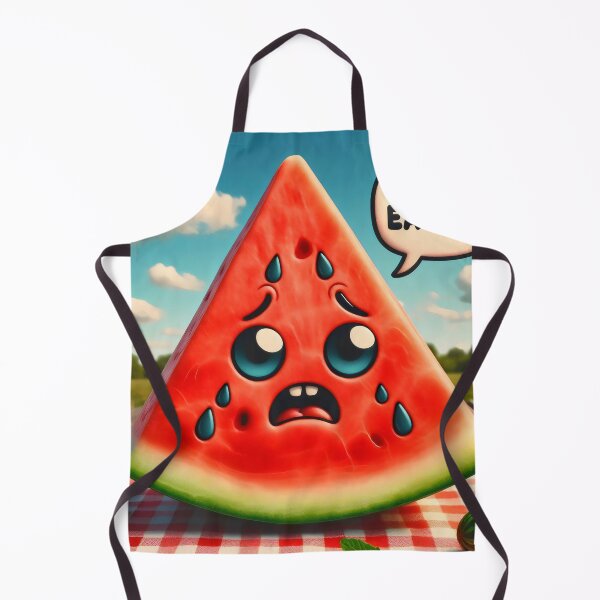 Item preview, Sad watermelon. designed and sold by MyHappyArtShop.