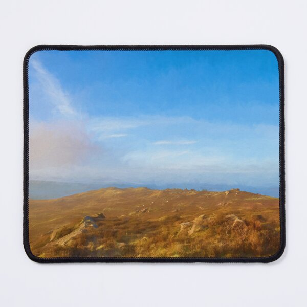 Item preview, Peak District digital painting The Roaches at sunrise. designed and sold by RobThorley.