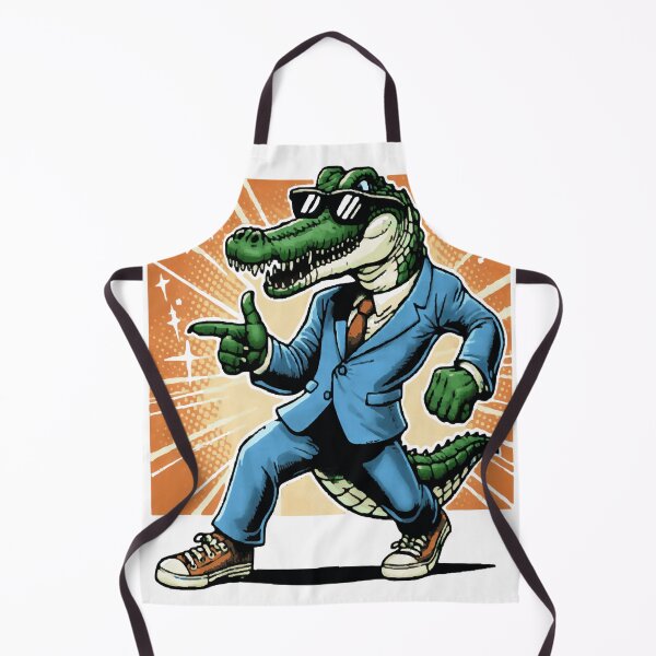 Item preview, Dabbing Cocodrilo al estilo de los cómics designed and sold by Tw1nsAIArt.