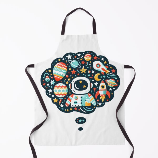 Item preview, Cosmic Voyage Astronaut daydreams designed and sold by FOLK ART FUSION.